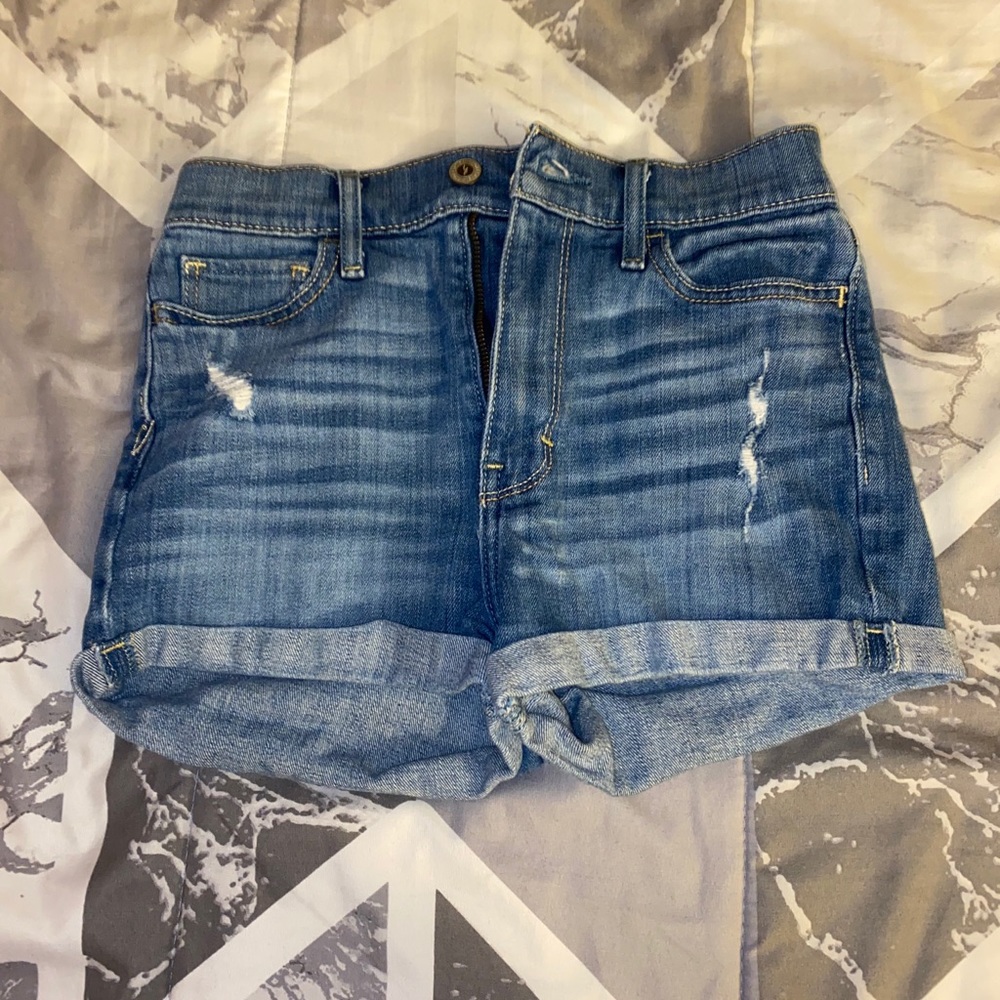 high-waisted shorts